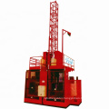 80m Double Cage Building Material Construction Hoist